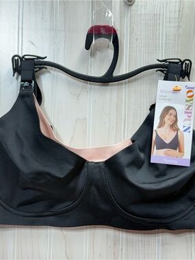 Oyspon Wirefree Nursing Bra — Black